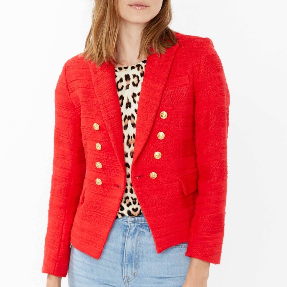 NWT Generation Love Delilah Blazer in Red, Sz M